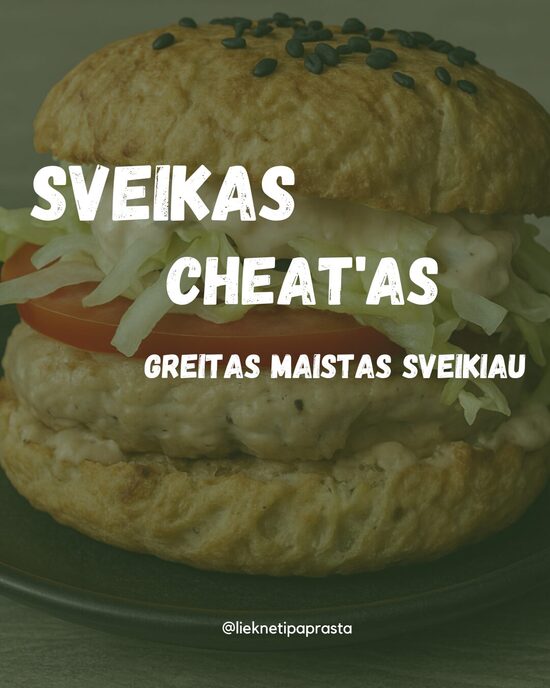 SVEIKAS CHEAT'AS pdf receptų knyga
